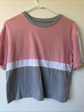 Flirtitude Active Short Sleeve Tee Shirt Top Size M